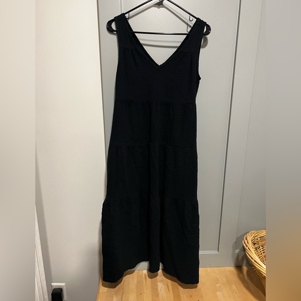 Marine Layer gauze black dress size small